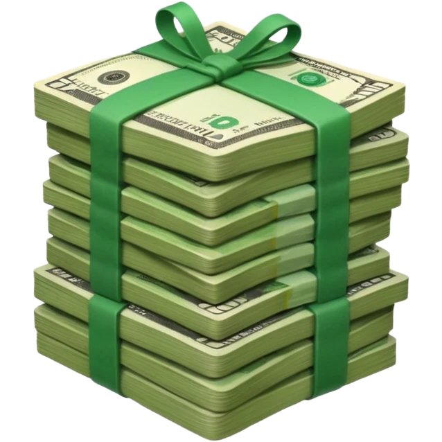 cash pile emoji
