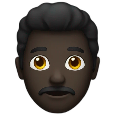 dark man logo  emoji
