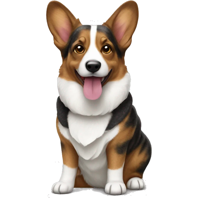 Brindle cardigan, Welsh corgi emoji