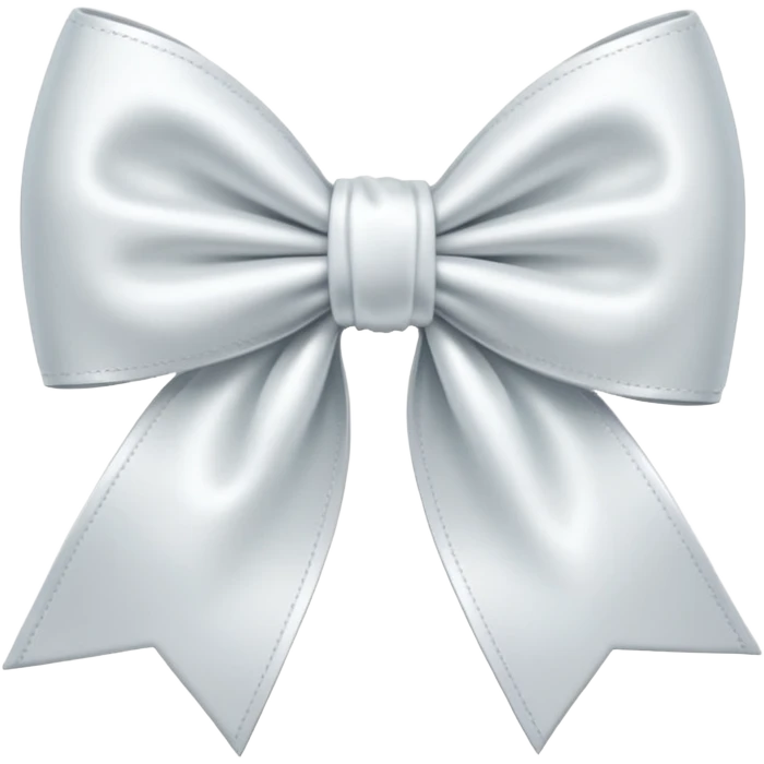 white bow emoji