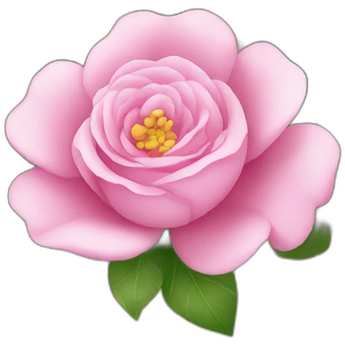 Flor rosa emoji