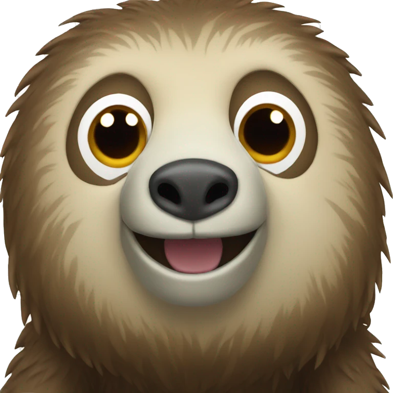giant sloth intire body emoji