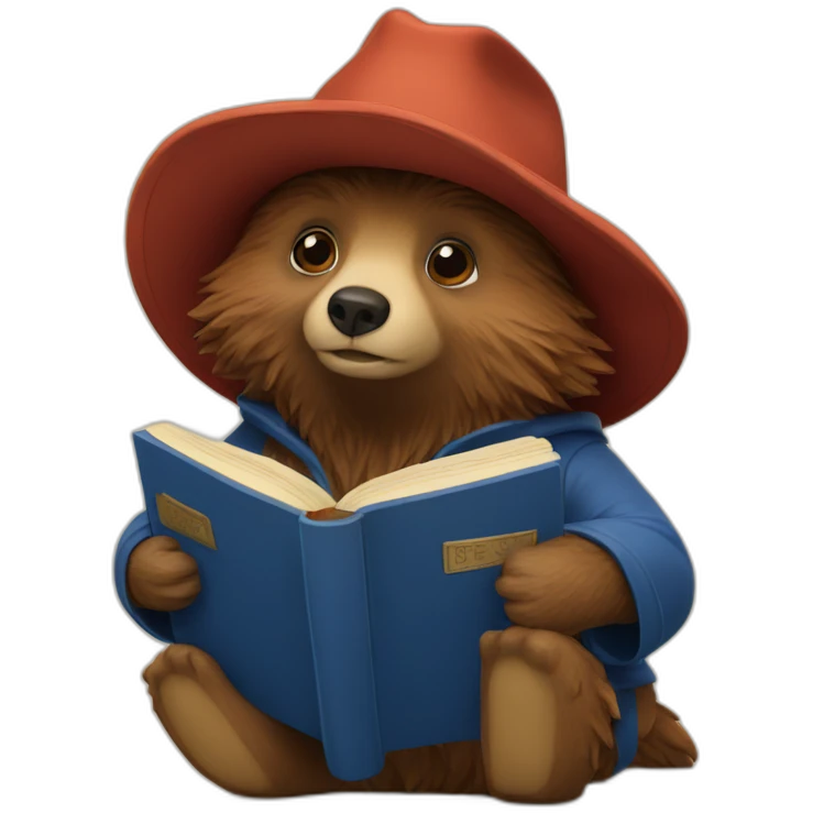 Paddington with torah emoji