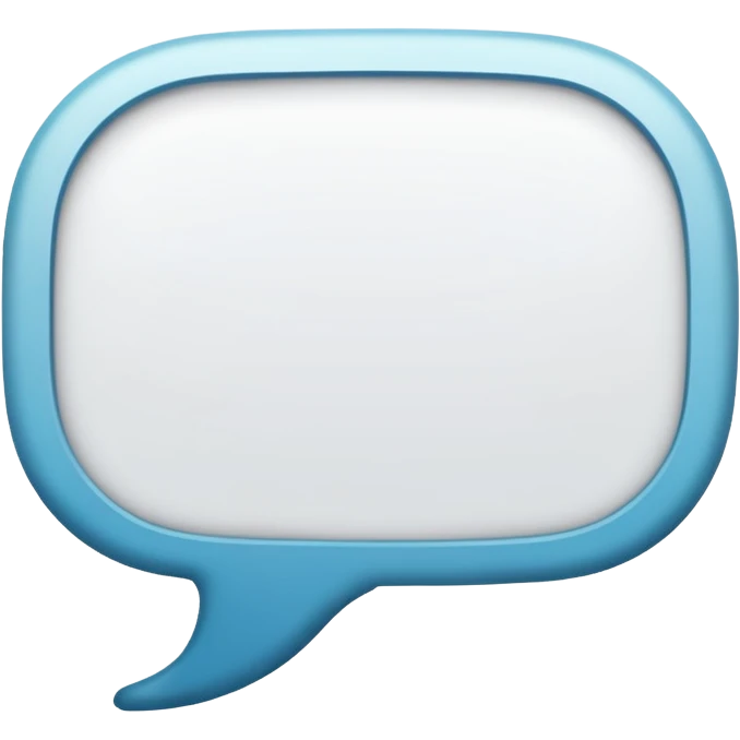 Bulle de parole emoji