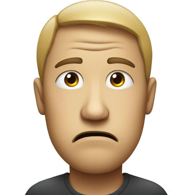 Face sulking with crossed  emoji