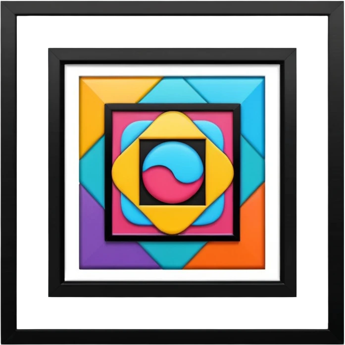 frame with art emoji