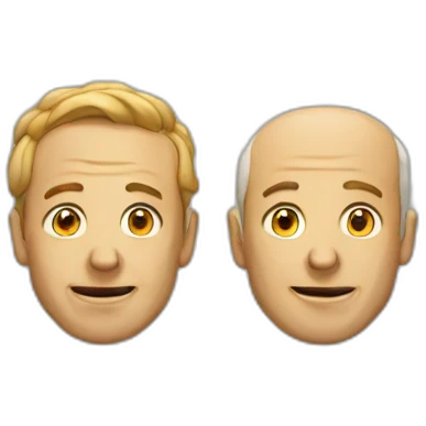 Dos manos la creación de Adán emoji