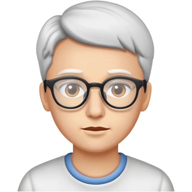 Face with glasses being taken off emoji