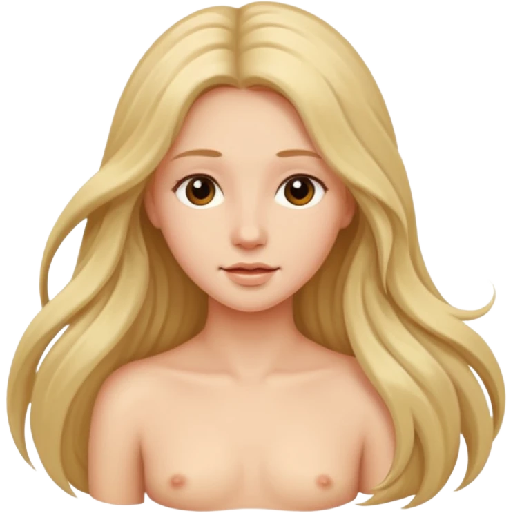 נערה ערומה emoji