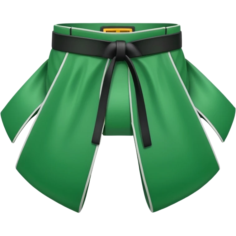 Green karate belt emoji