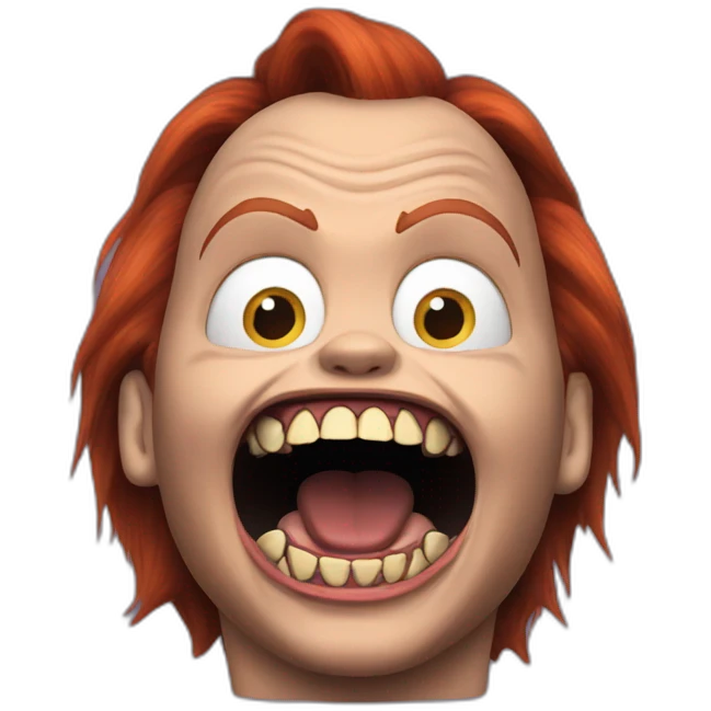 Chucky horror emoji