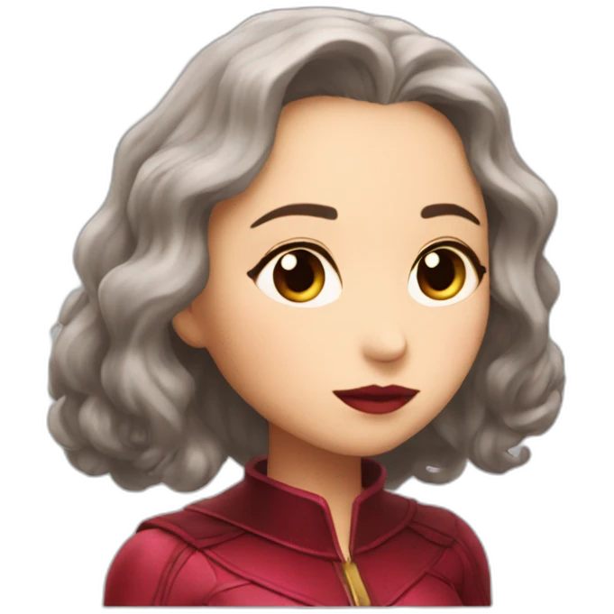 wanda maximoff kissing vision emoji