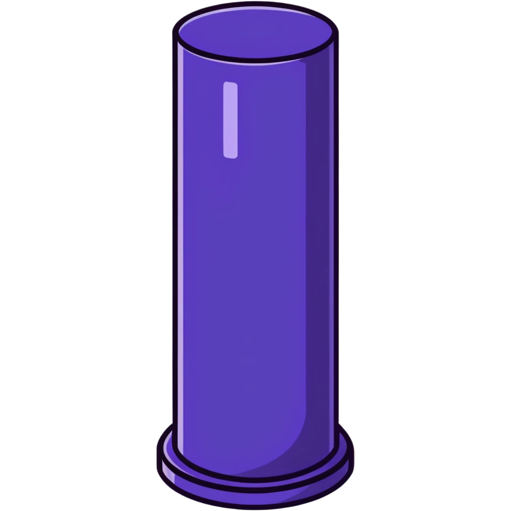 Purple pedestal emoji