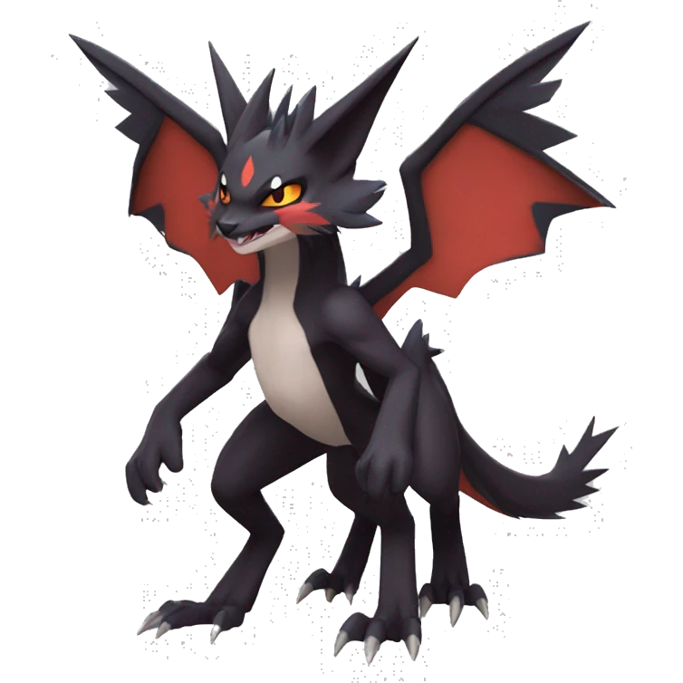 Noivern-Litten-Zoroark full body emoji