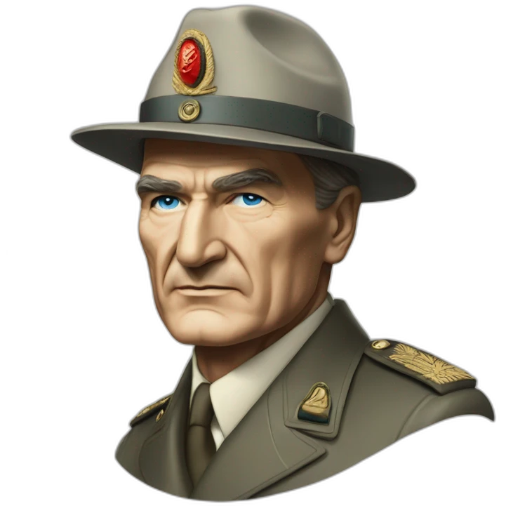 Mustafa Kemal Atatürk blue eyes Marshall emoji