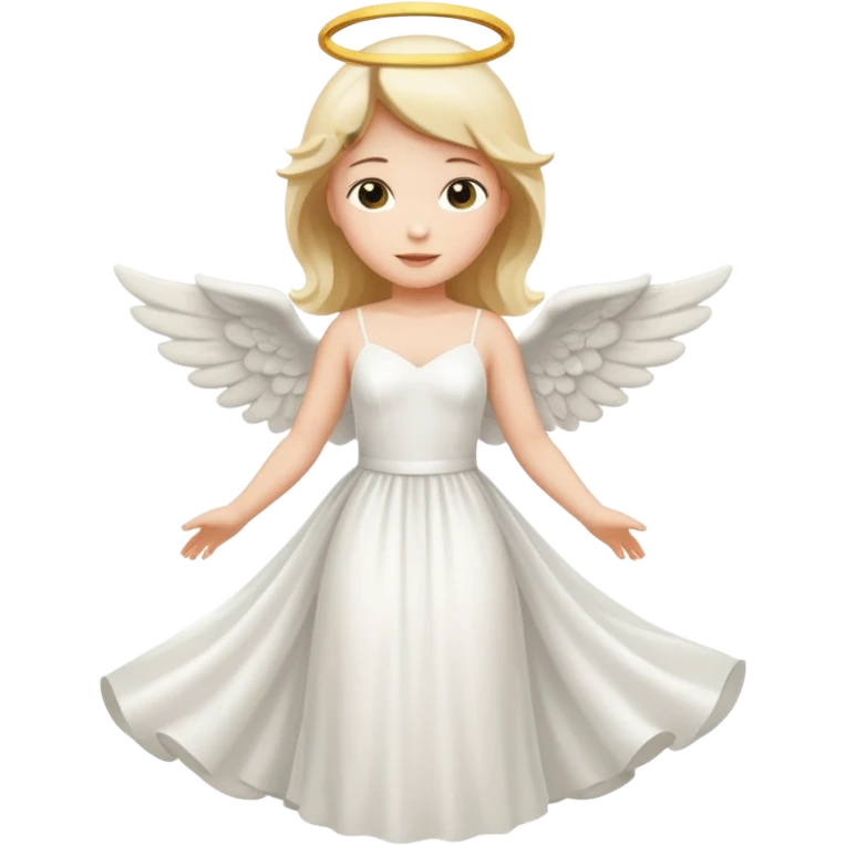 angel floating emoji