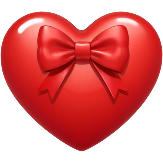 holiday themed heart emoji