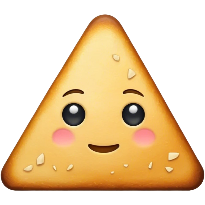Triangle chip emoji