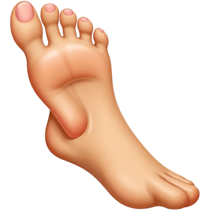 cartoon foot emoji