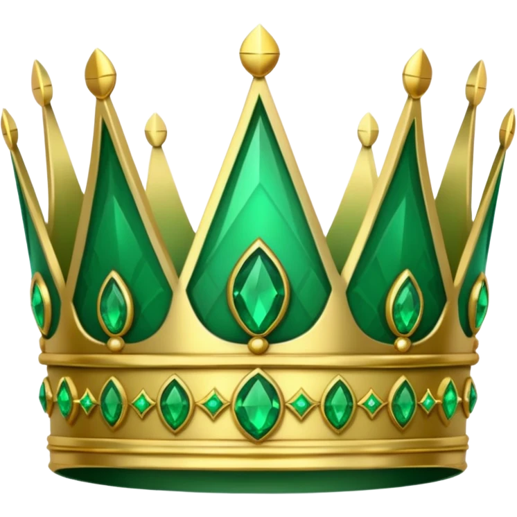 Green crown emoji