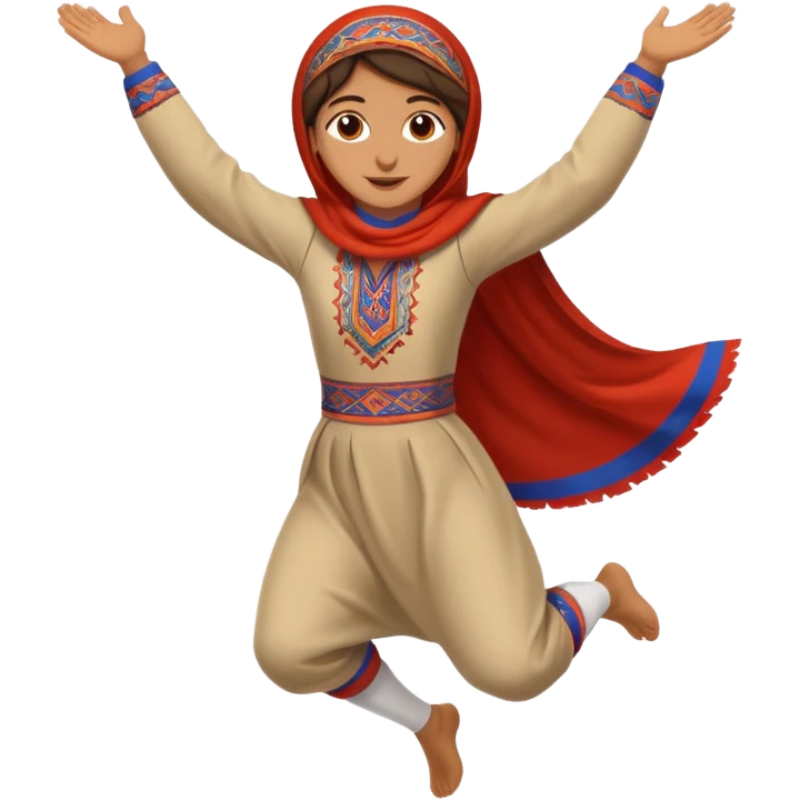 Jump armenian emoji