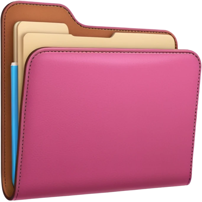 mix pink folder emoji