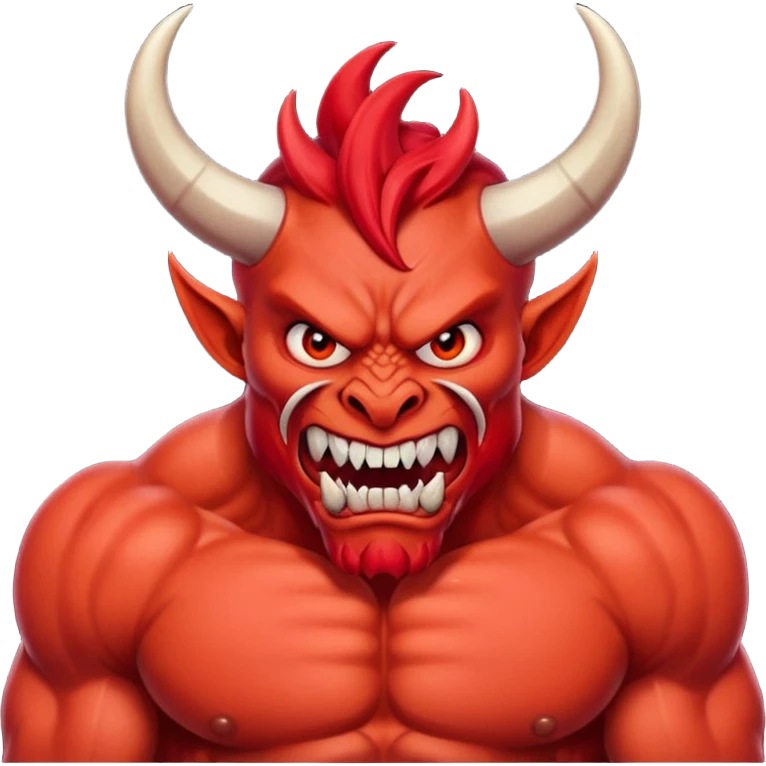 Red demon emoji