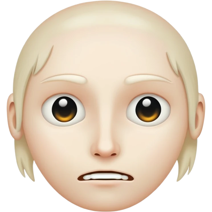 hollow face emoji