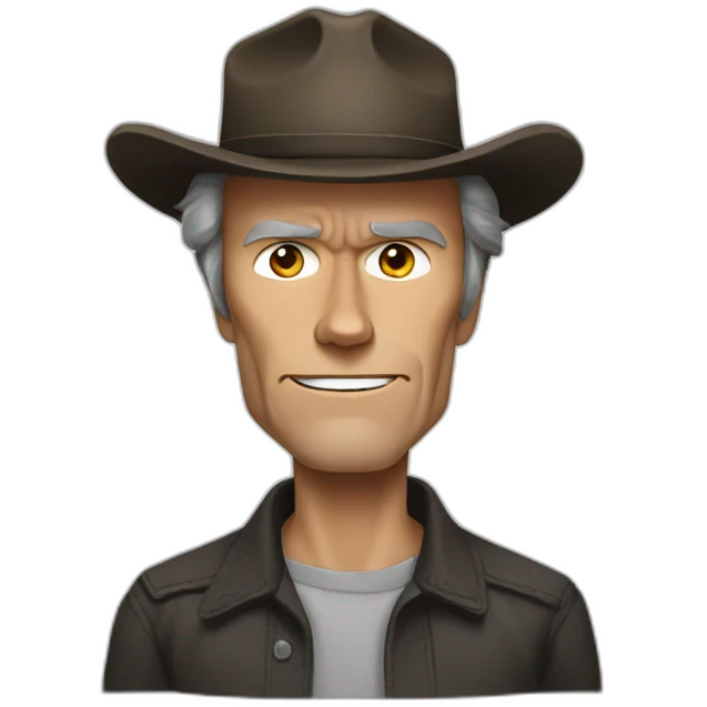 Clint Eastwood young emoji