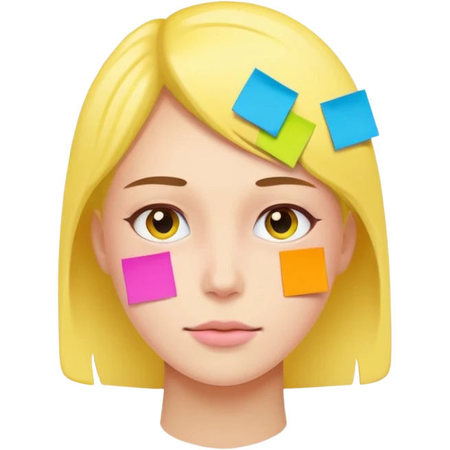 Fais-moi demain coller les unes à côté des autres. emoji