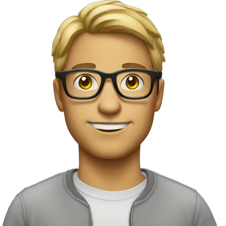 nerd in focus glasses ya emoji