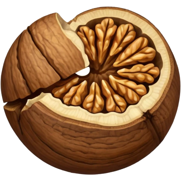 un cerneau de noix emoji