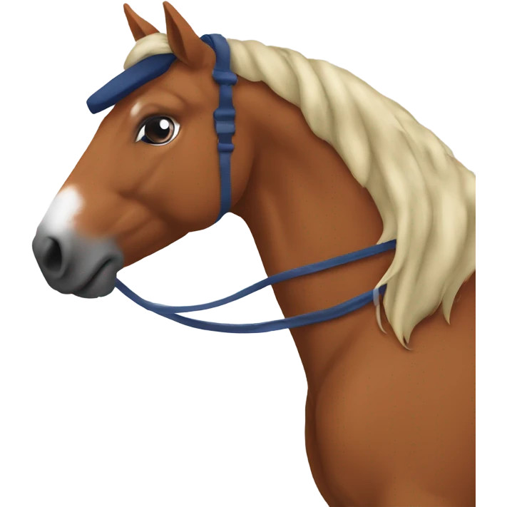Broncos fan as a horse emoji