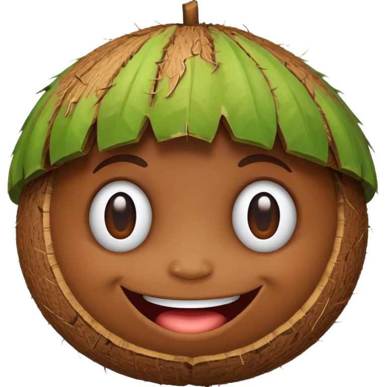 UM COCÖ COM ROSTINHO emoji