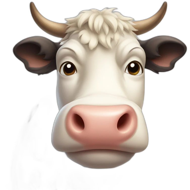 Fatty cow highland emoji