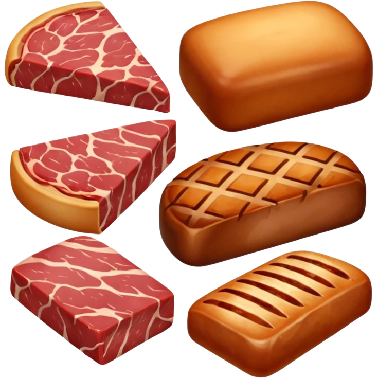 8 made of meat emoji