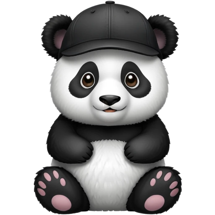 Panda con una gorra  emoji