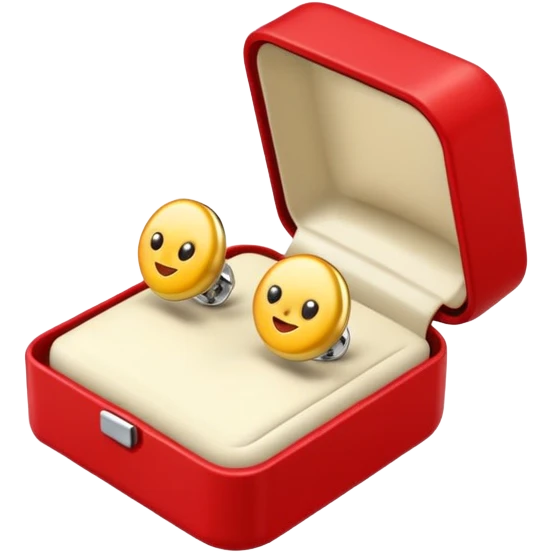 Earrings (in red box, front view) – Ivory, no need to add face or emoji emoji