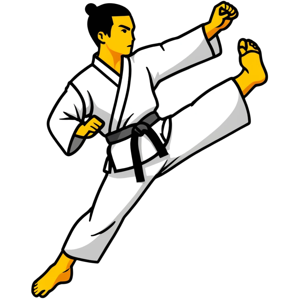 karate kick emoji