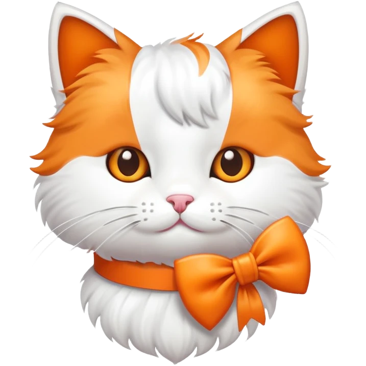 cat with bow emoji