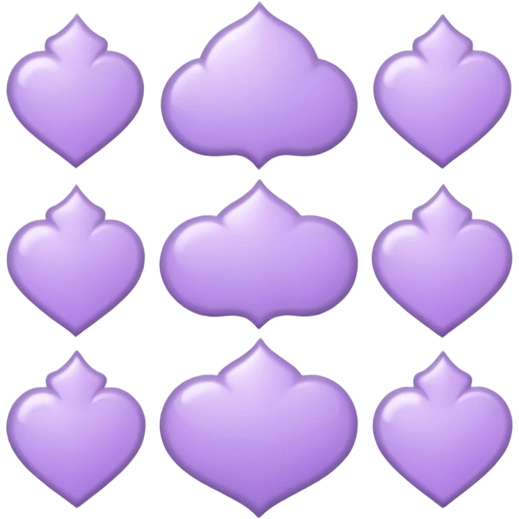 aesthetic pastel purple decorations emoji