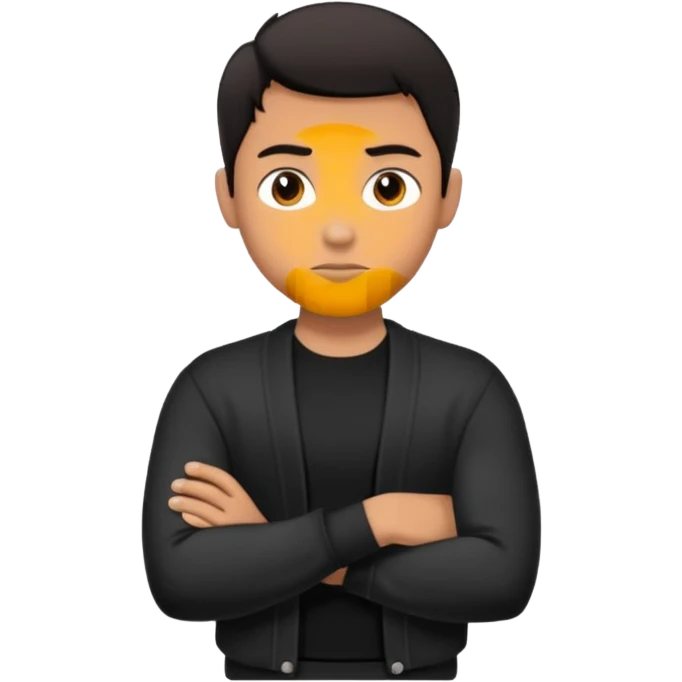 cool men person shrug pose emoji