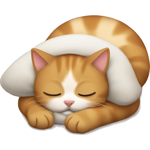 Kitty sleeping  emoji