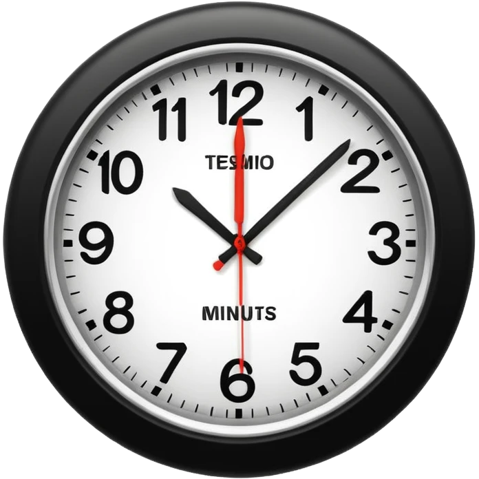 10 minutes before twelve. emoji