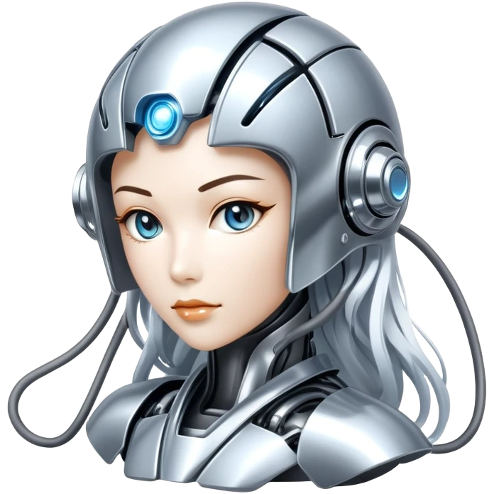 sorayama power mechanical glowing emoji