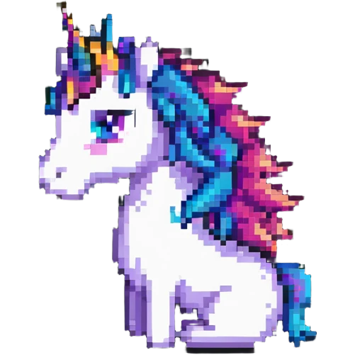 crowned unicorn emoji