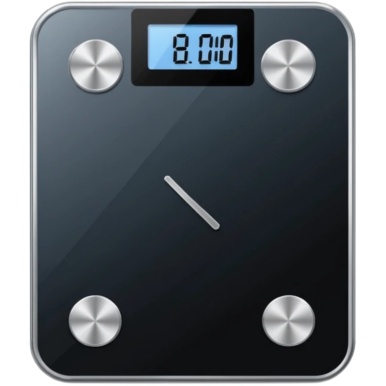 Digital weight scale emoji