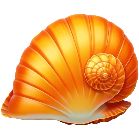 Hawaiian sunrise shell emoji