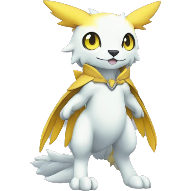cute cool edgy sharp ethereal magical Digimon-Fakemon-animal full body emoji