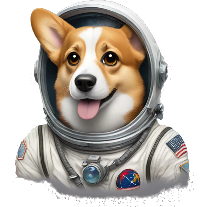 corgi astronaut emoji